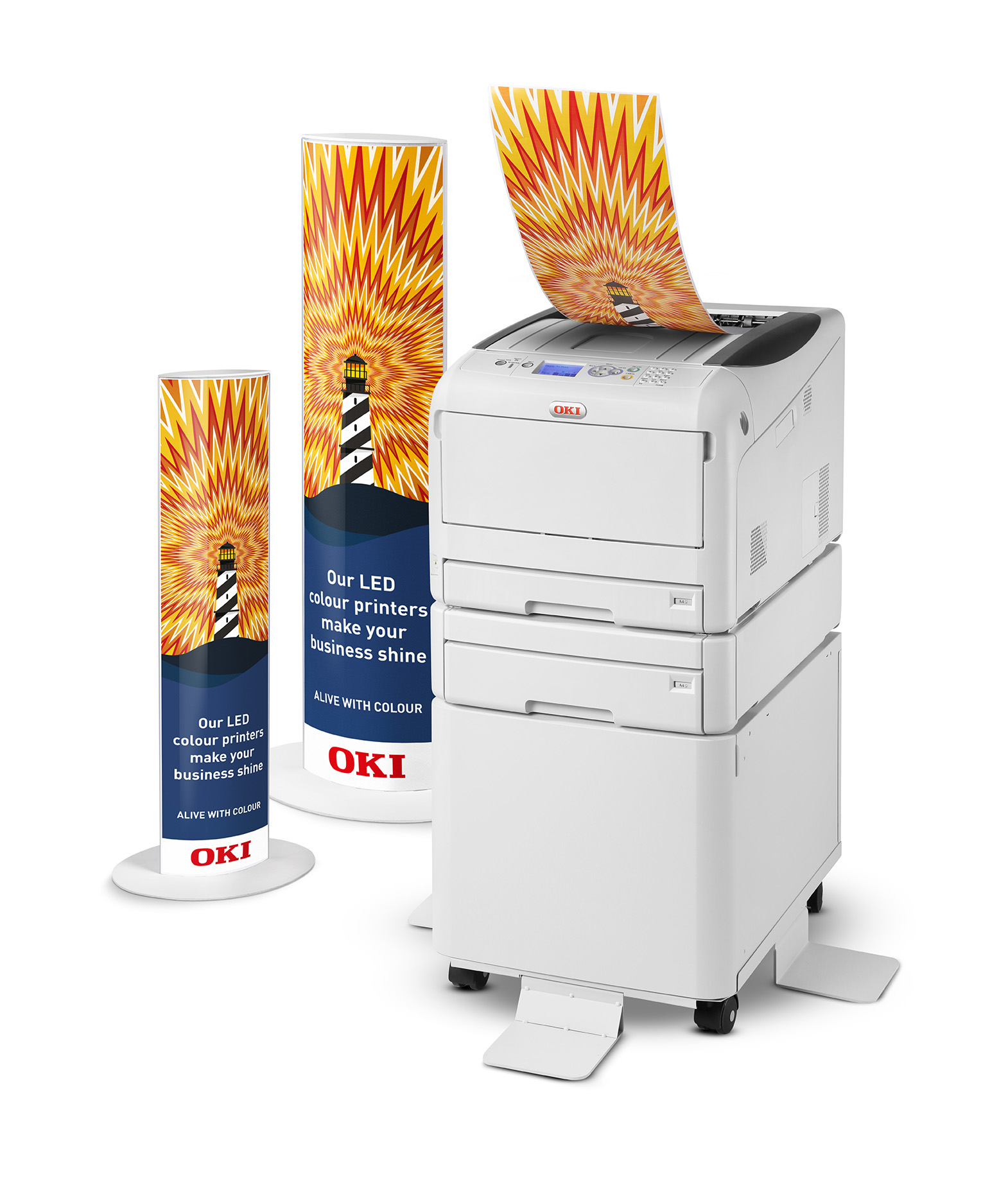 OKI C823dn Farbe 600 x 1200 DPI A3