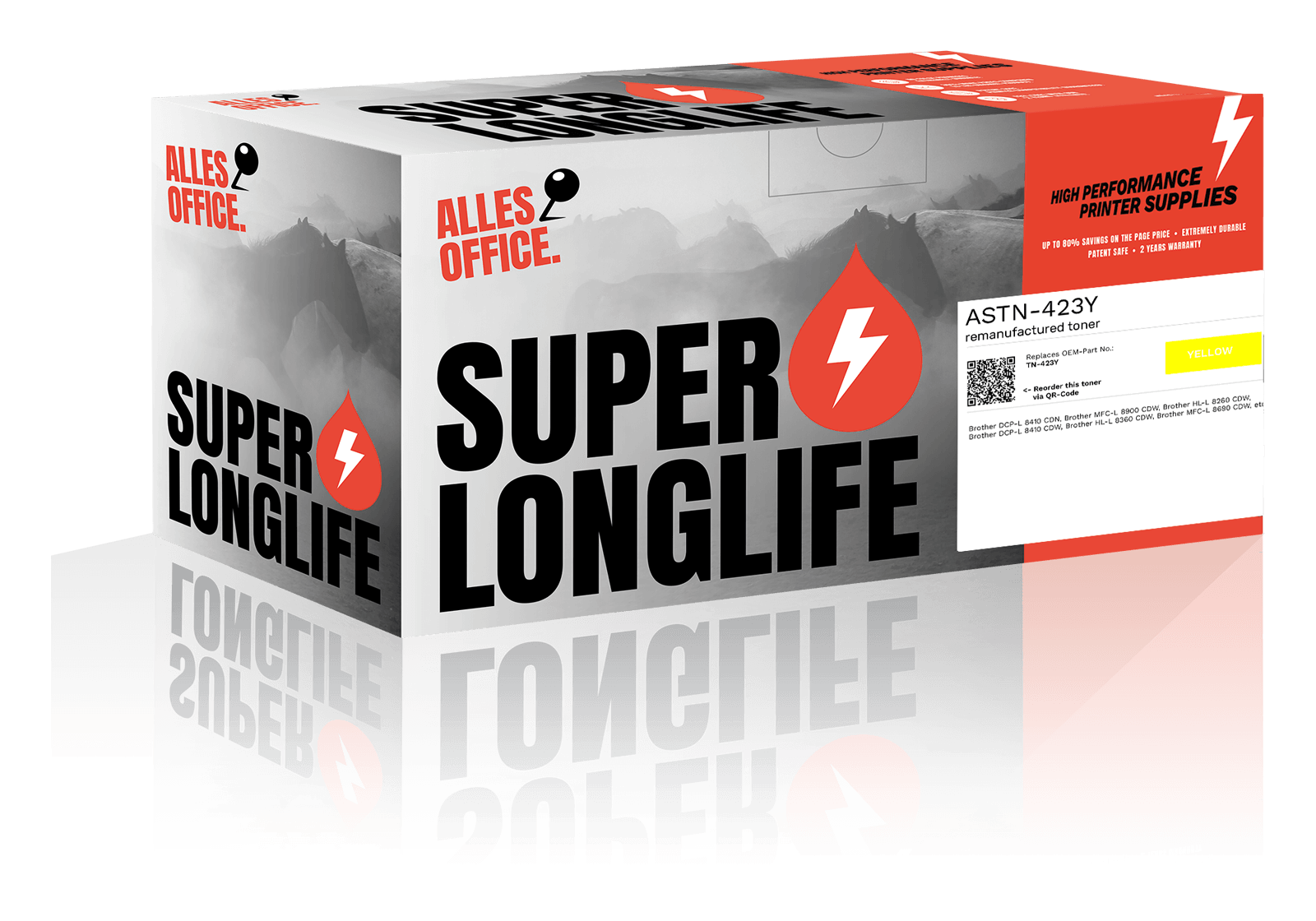 Superlonglife Brother TN-423Y Toner žluť