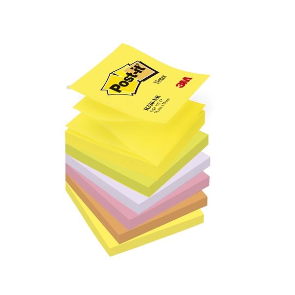 Z-bločky Post-it, 76 x 76 mm, mix barev, 6 ks