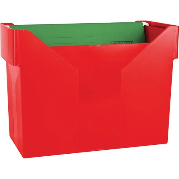 Box na závěsné desky Donau, červený