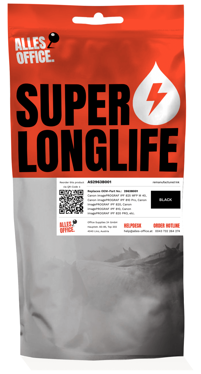 Superlonglife Canon 2963B001 / PFI-703BK Ink černý