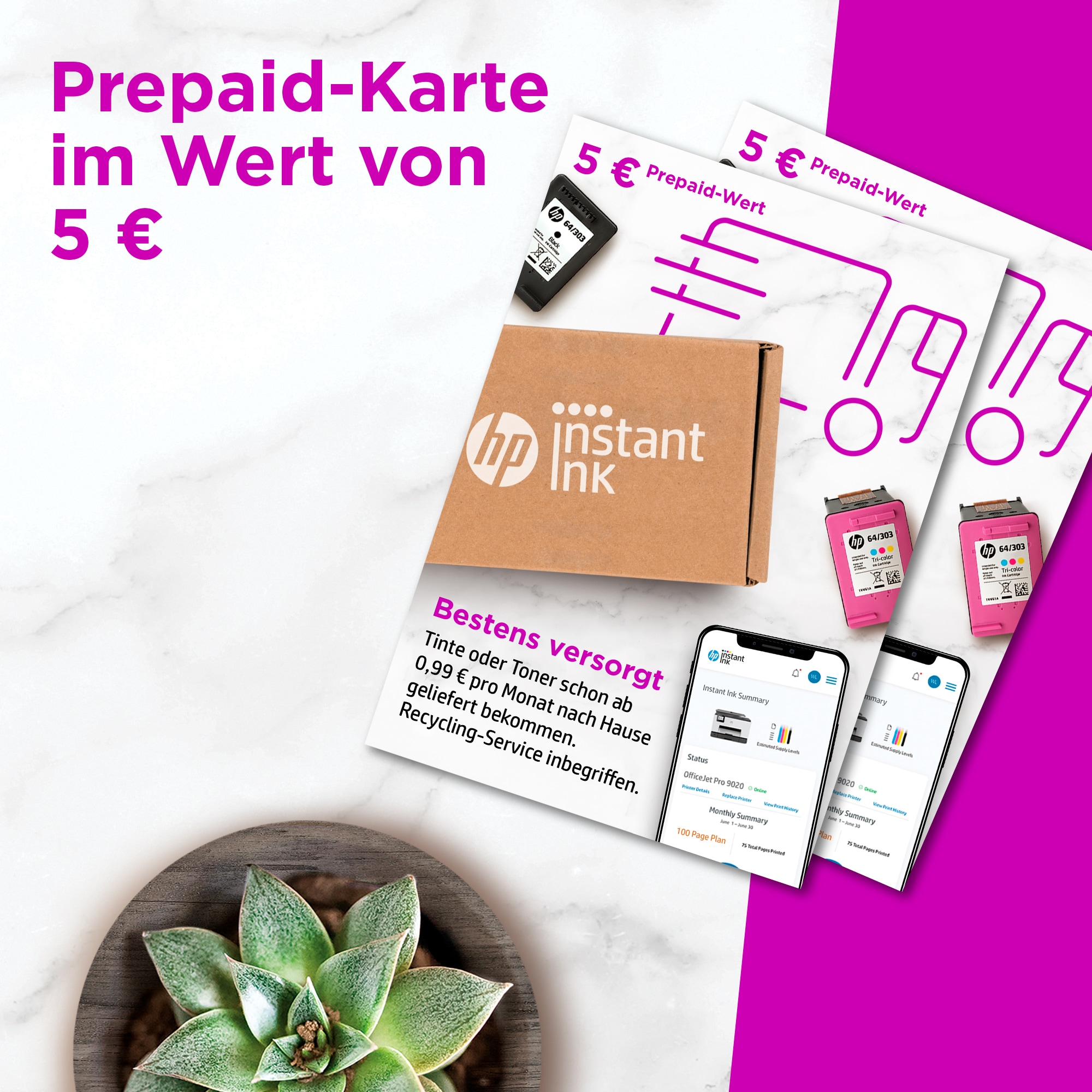 HP ENVY Pro 6420 All-in-One-Drucker, Drucken, kopieren, scannen, Wireless, mobiler Faxversand