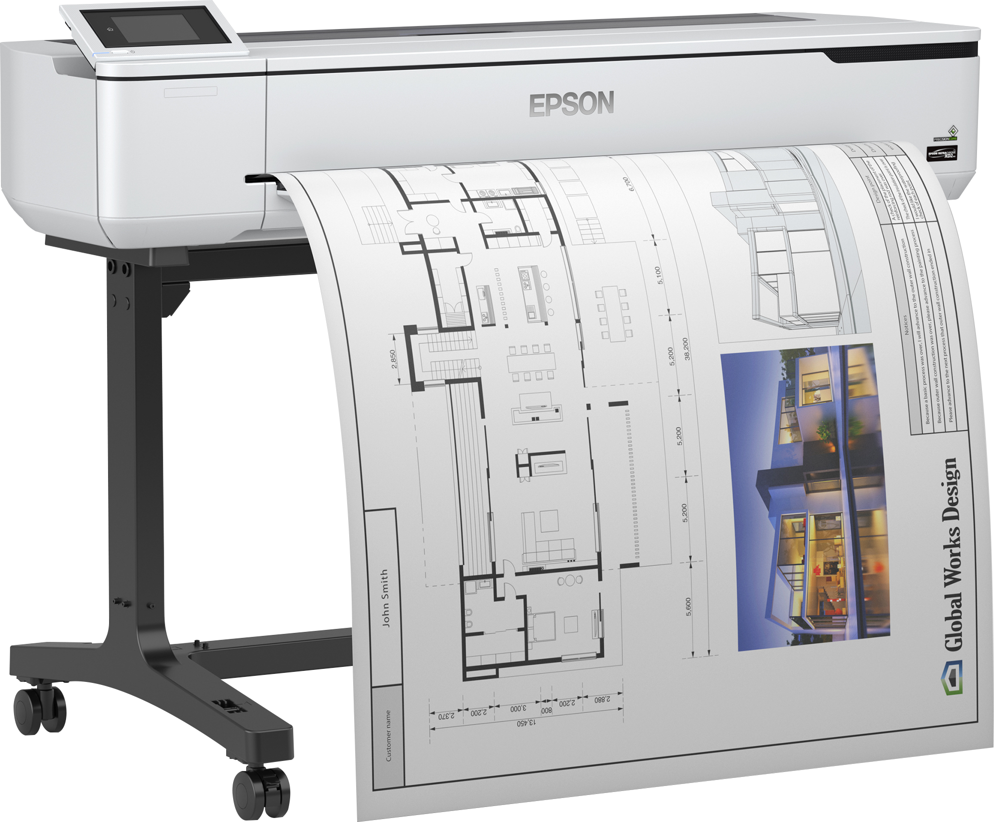 Epson SureColor SC-T5100 - Wireless Printer (with Stand)