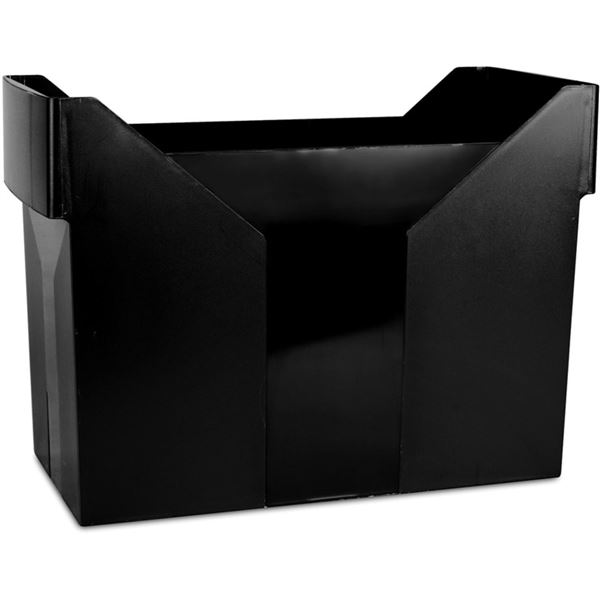Box na závěsné desky Donau, plastový, černý