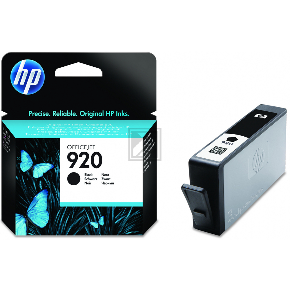 HP Tintenpatrone schwarz (CD971AE, 920)
