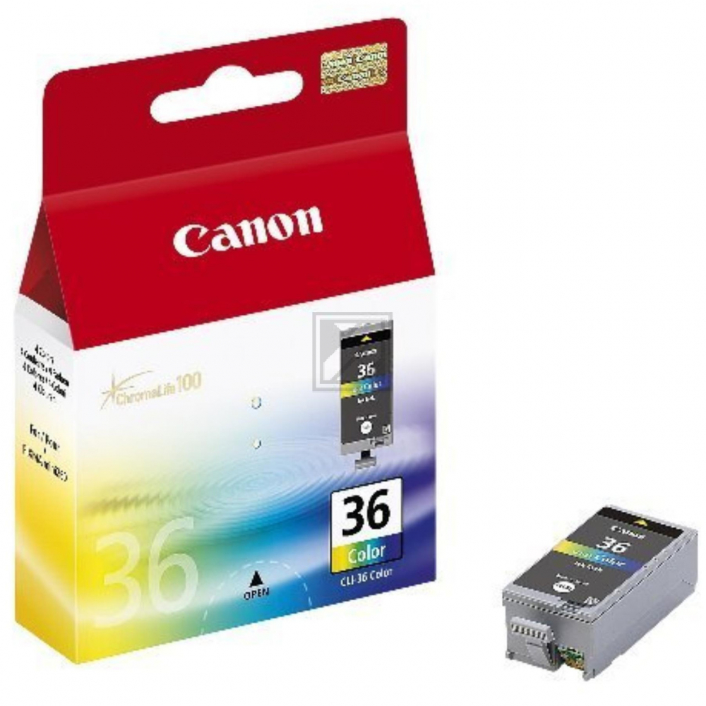Canon Tintenpatrone 3-farbig (1511B001, CLI-36)