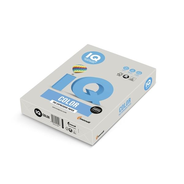 Barev.papír IQ A4-GR21,šedý,80g/m2,500 listů
