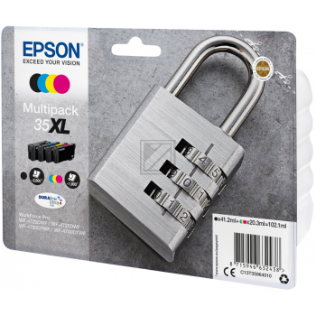 Epson Tintenpatrone gelb, magenta, schwarz, cyan HC (C13T35964010, 35XL)