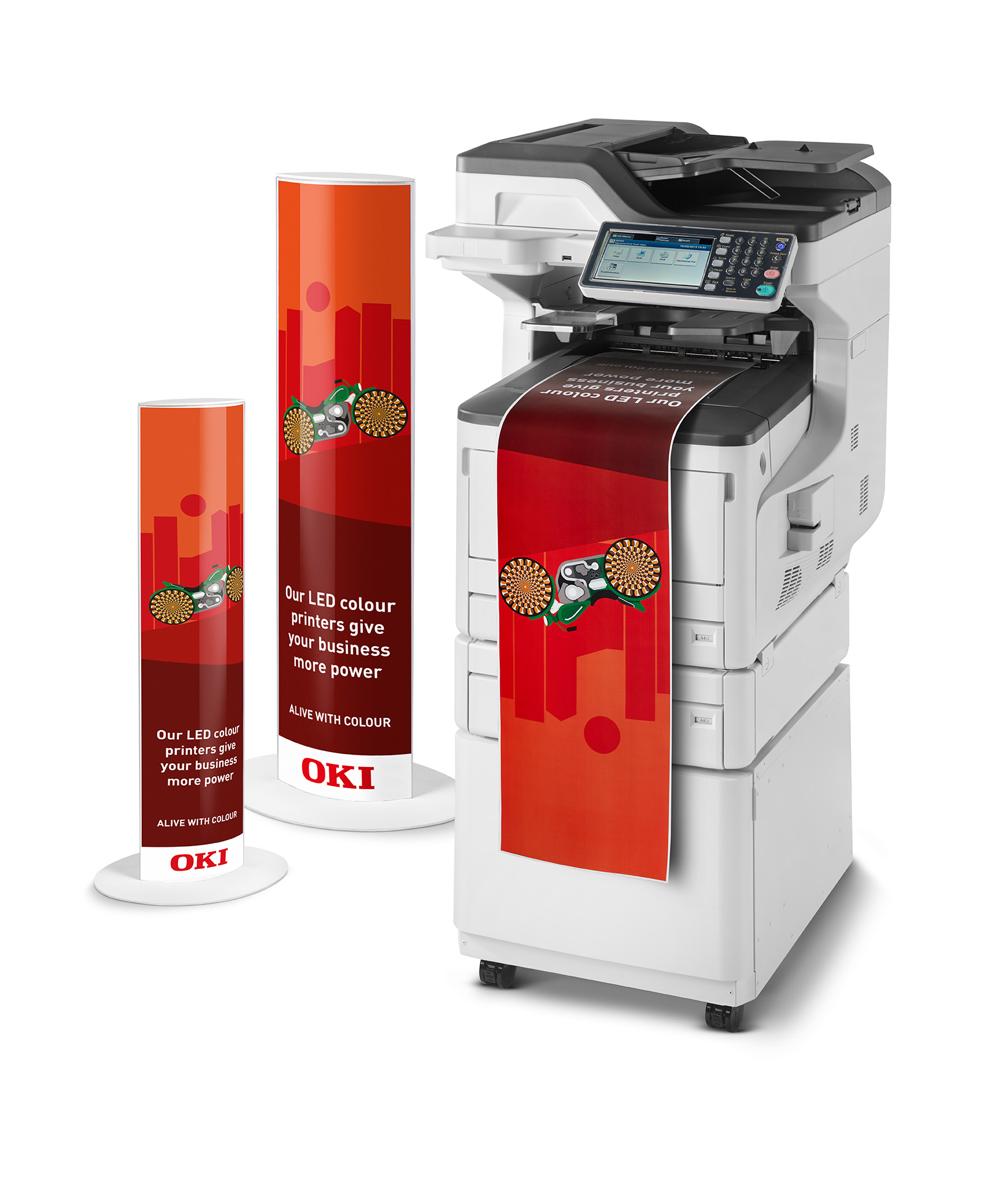OKI MC873dnct LED A3 1200 x 600 DPI 35 Seiten pro Minute