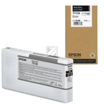 Epson Tintenpatrone schwarz matt (C13T91380N, T9138)