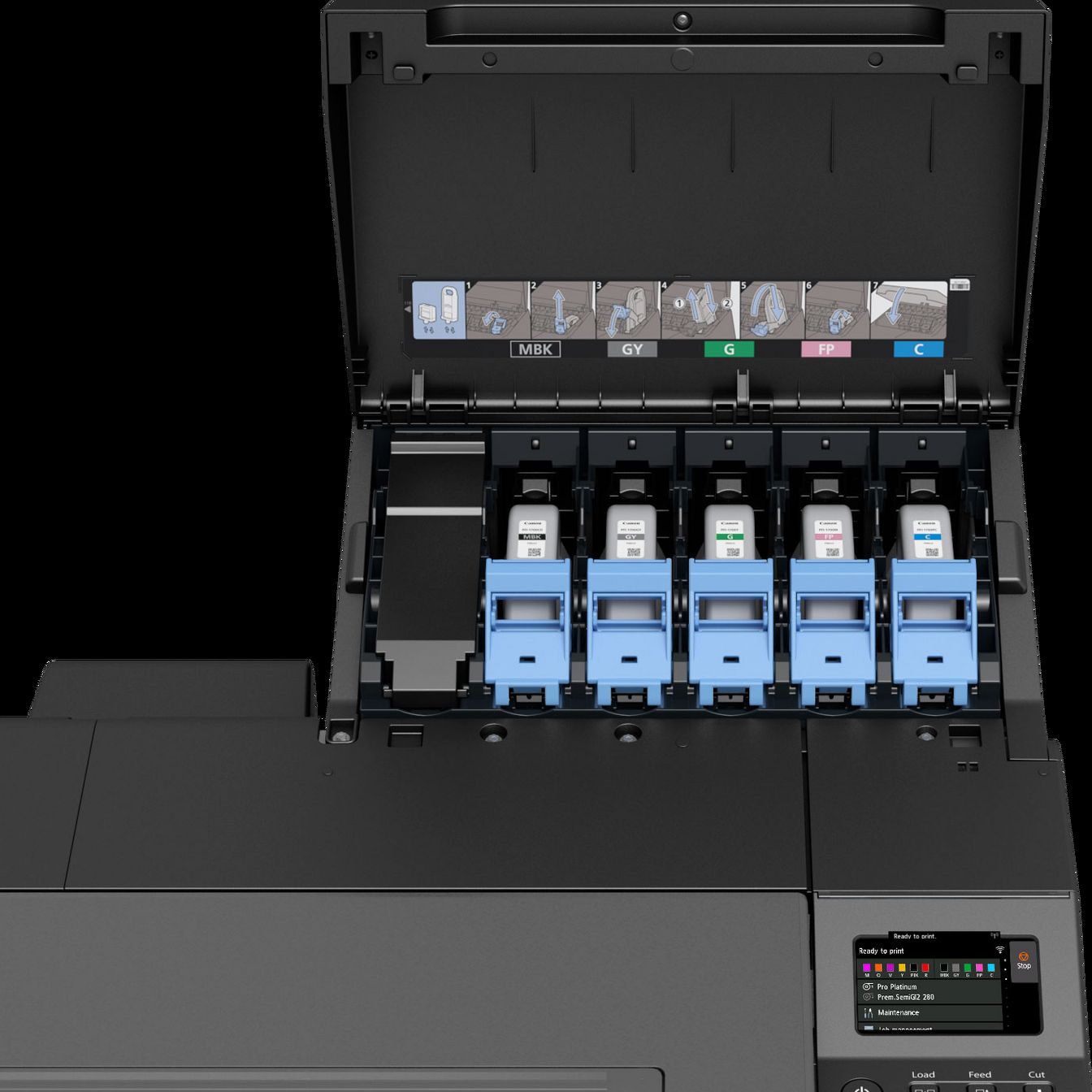 Canon imagePROGRAF GP-2000 Großformatdrucker WLAN Thermal Inkjet Farbe 2400 x 1200 DPI A1 (594 x 841 mm) Eingebauter Ethernet-Anschluss