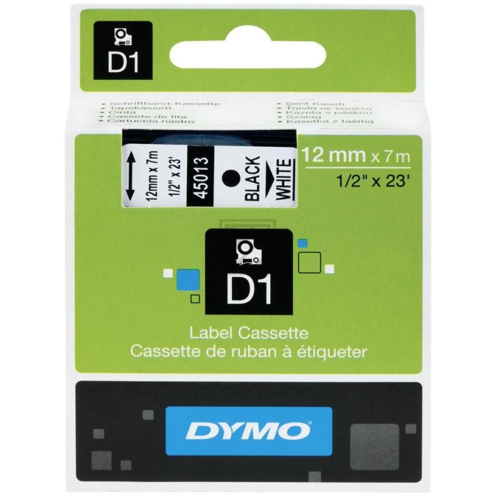 Dymo Schriftbandkassette schwarz/weiß (S0720530)
