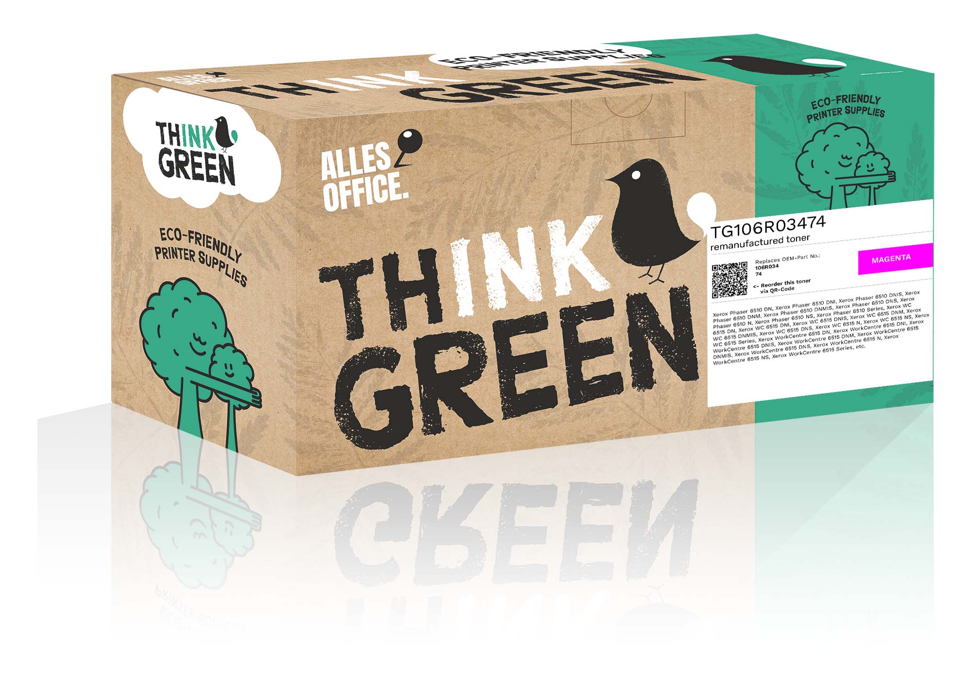 ThinkGreen Xerox 106R03474 Toner purpurová