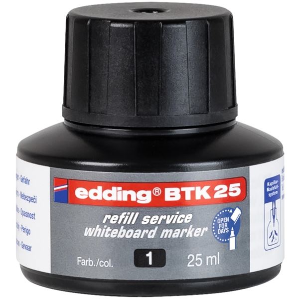 Náhradní inkoust BTK25 pro Edding 28/360,černý