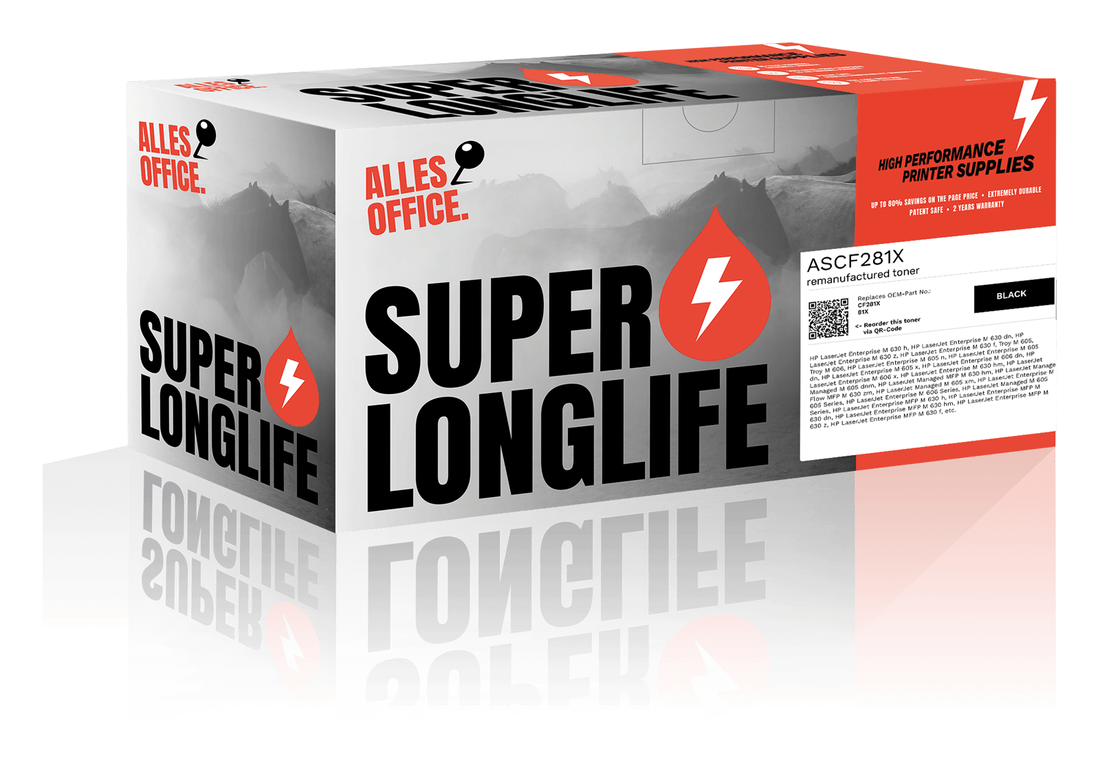 Superlonglife HP CF281X / 81X Toner černý