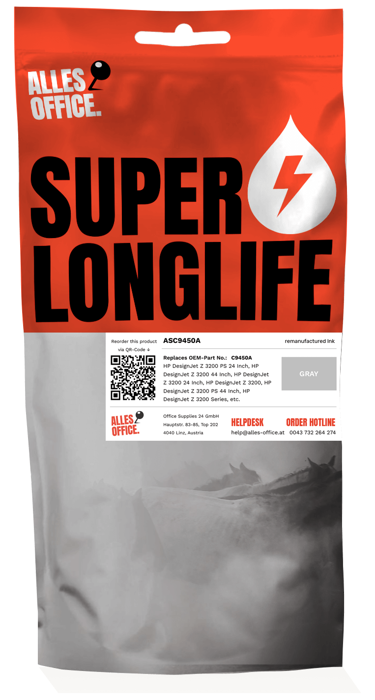 Superlonglife HP C9450A / 70 Ink šedá