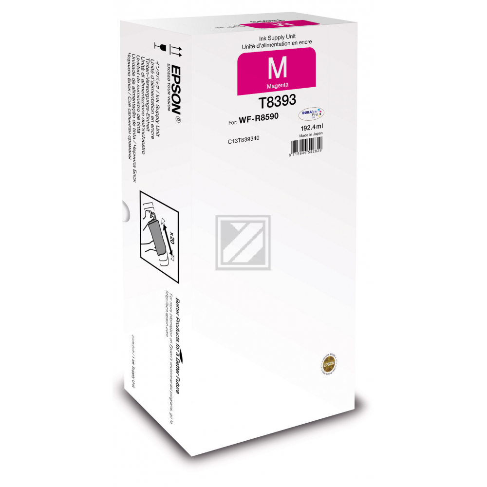 Epson Tintenpatrone magenta (C13T839340, T8393)