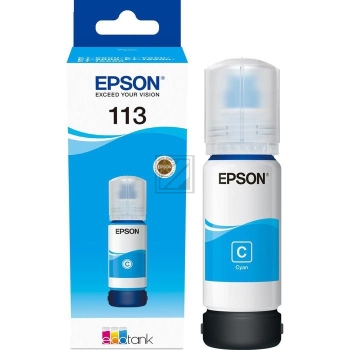 Epson Tintennachfüllfläschchen cyan (C13T09C24A, 108)