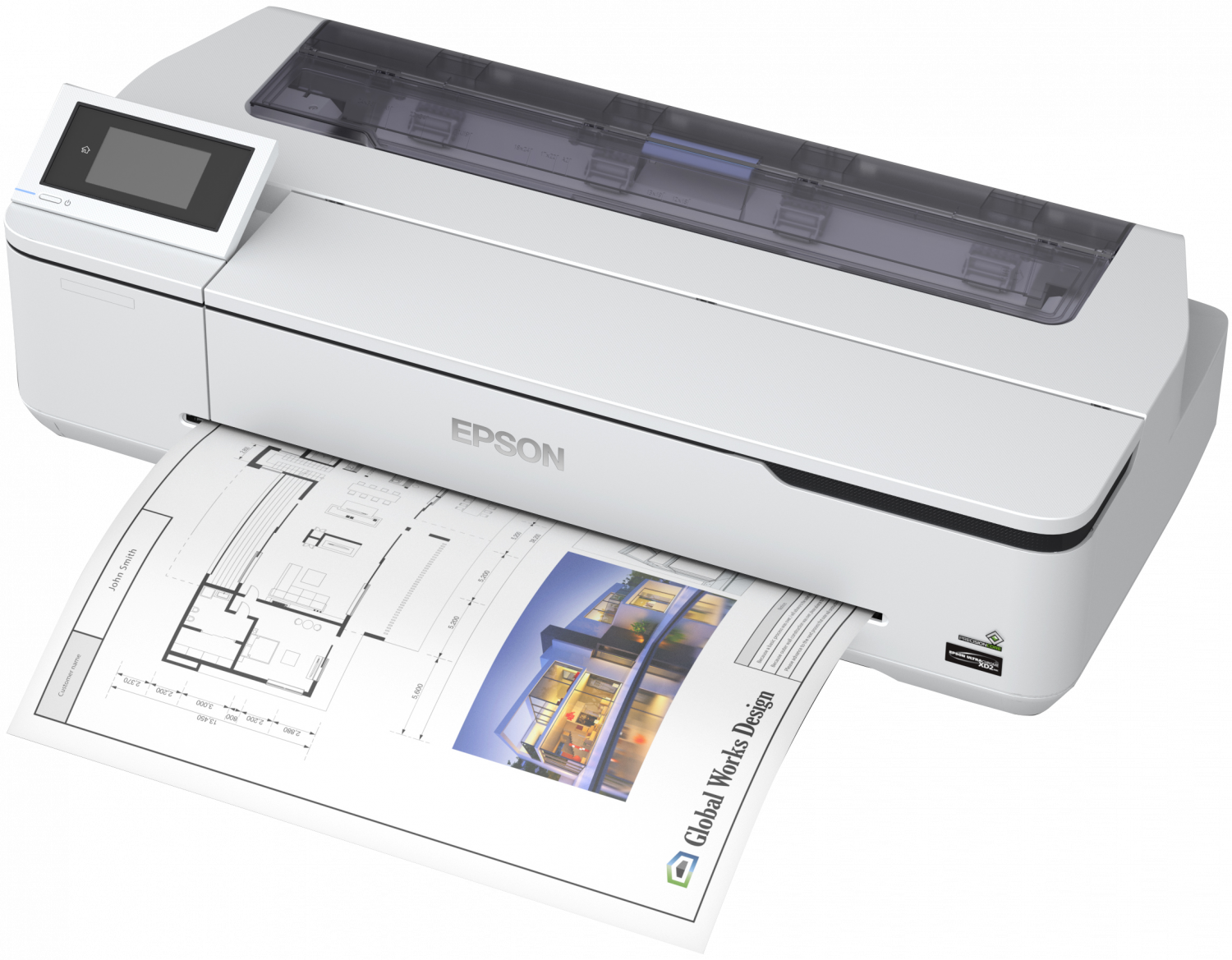 Epson SureColor SC-T2100 Großformatdrucker WLAN Farbe 2400 x 1200 DPI A1 (594 x 841 mm) Eingebauter Ethernet-Anschluss