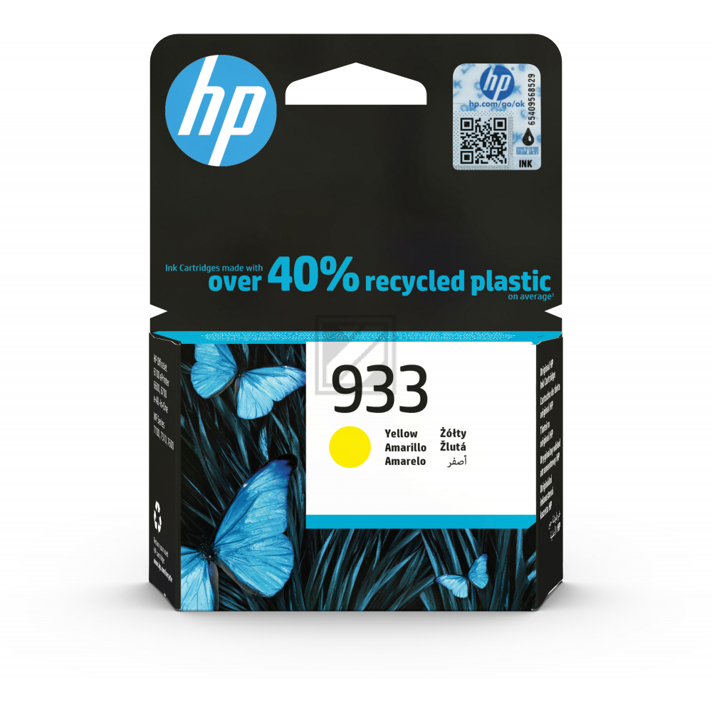 HP Tintenpatrone gelb (CN060AE, 933)