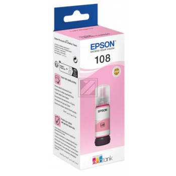 Epson Tintennachfüllfläschchen magenta light (C13T09C64A, 108)