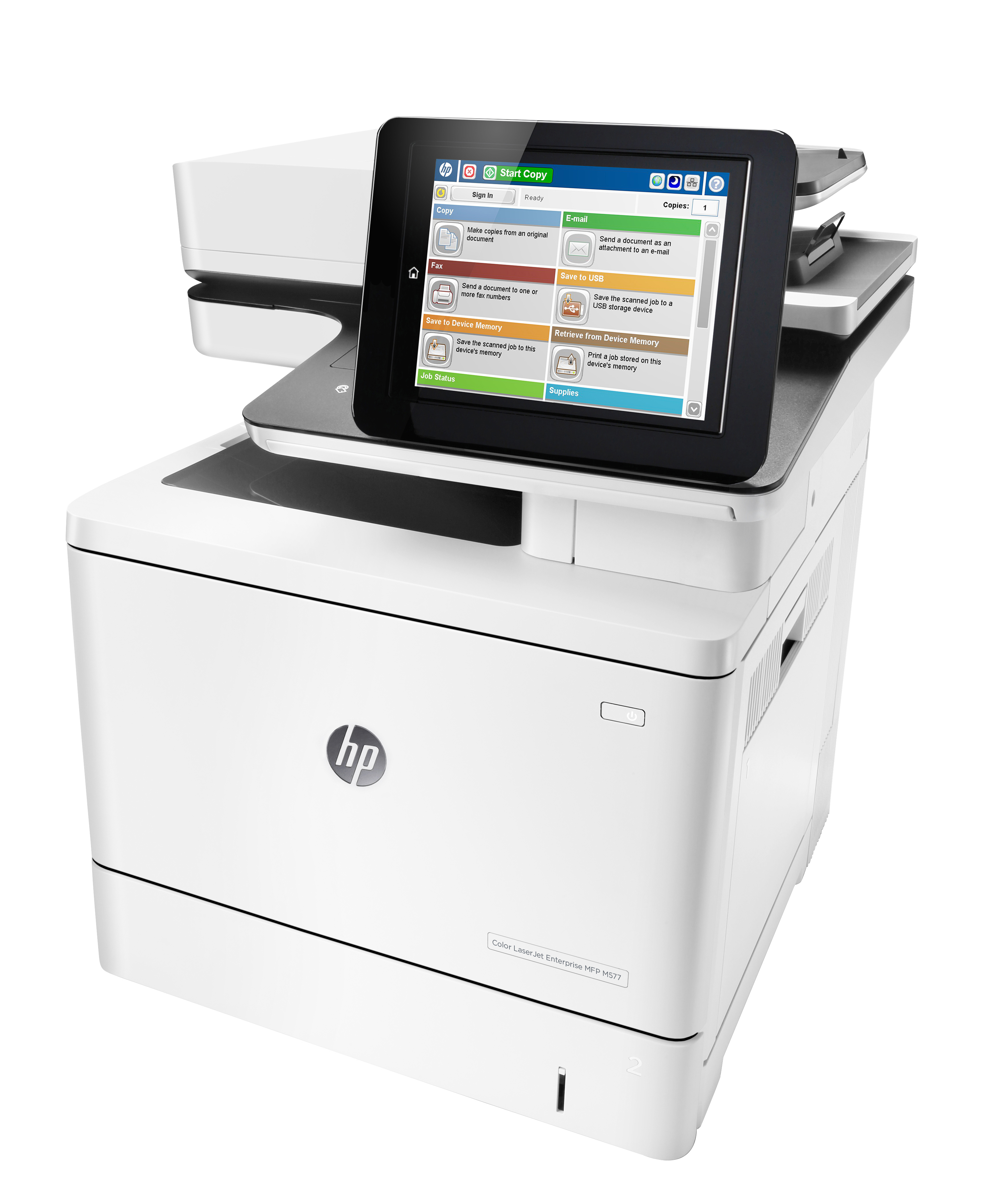 HP Color LaserJet Enterprise M577dn Laser 1200 x 1200 DPI 38 Seiten pro Minute A4