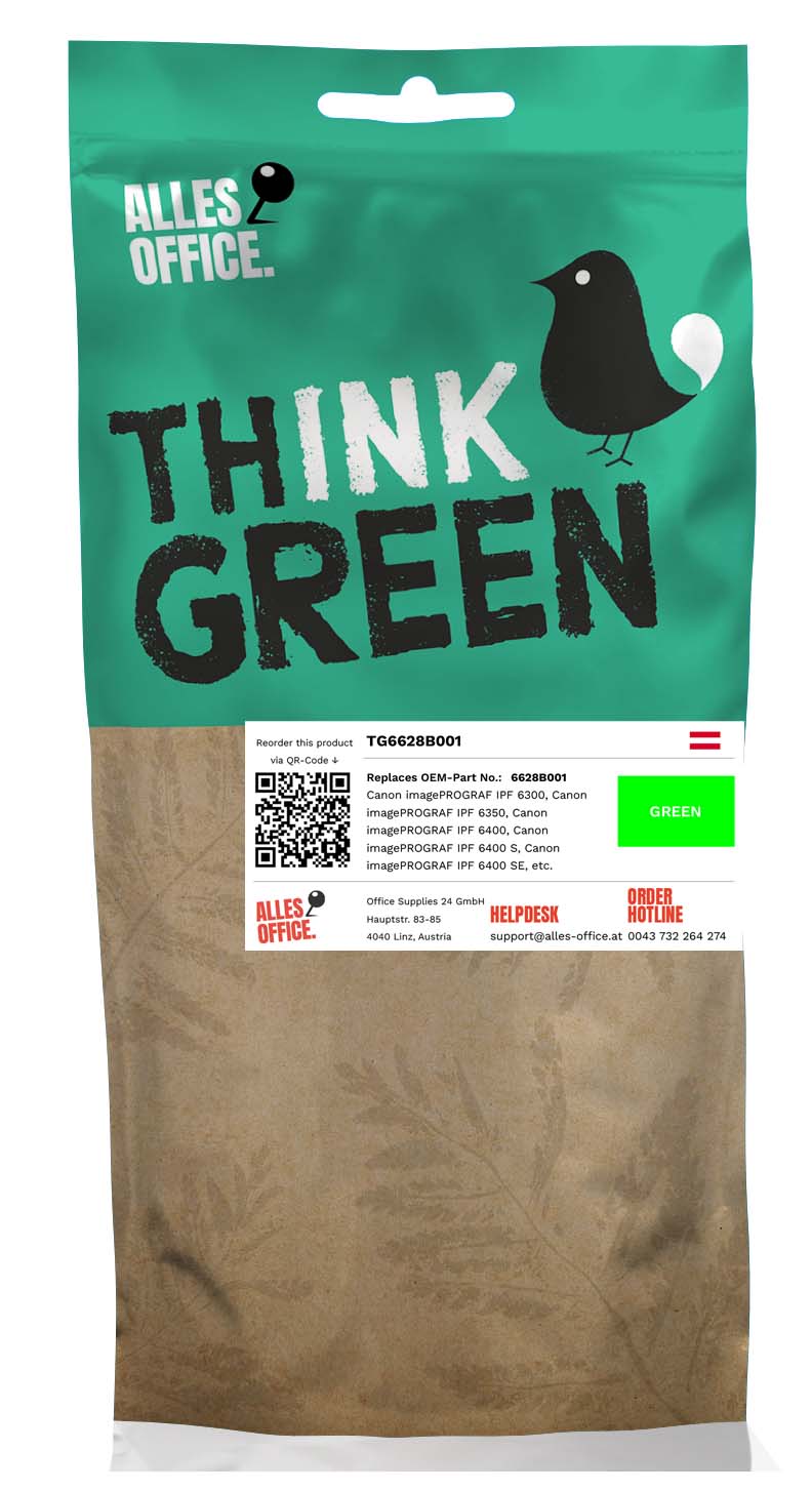 ThinkGreen Canon 6628B001 / PFI-106G Ink zelený