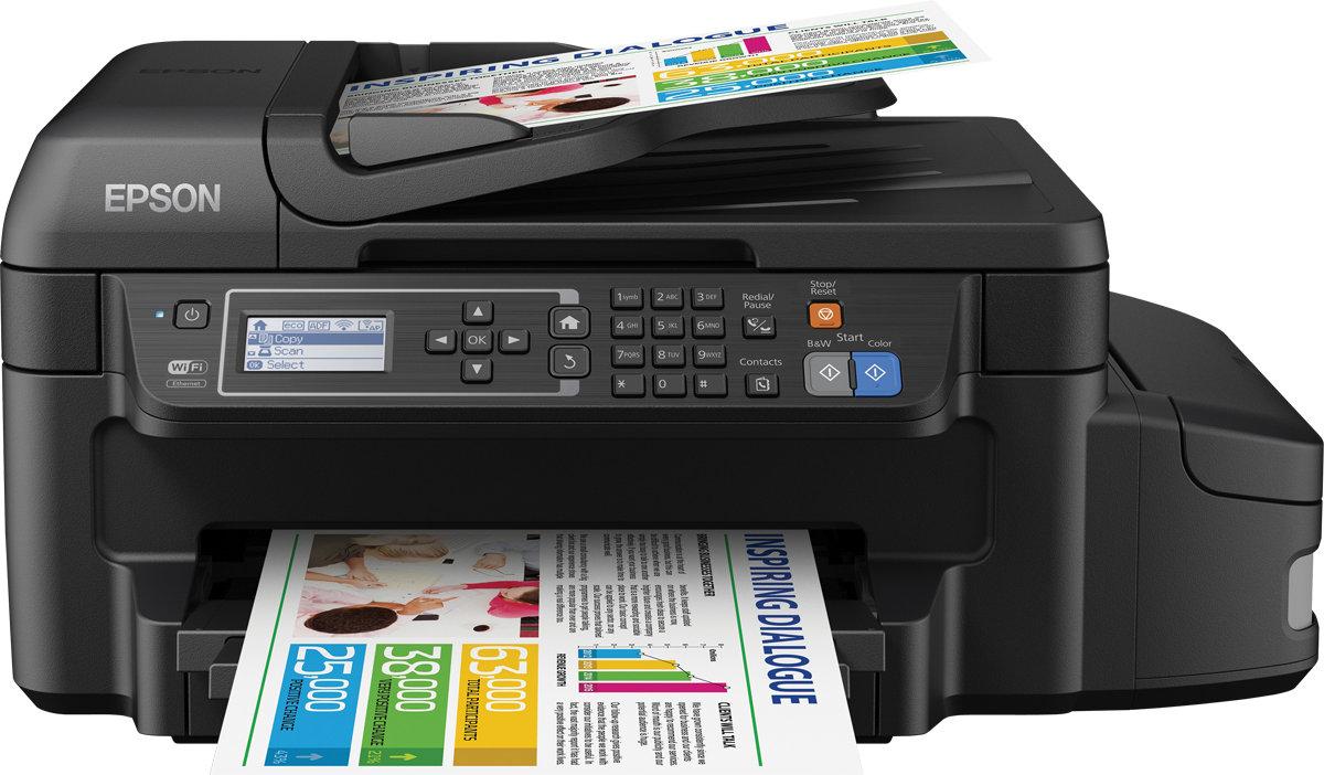 Epson EcoTank ET-4550 Tintenstrahl A4 4800 x 1200 DPI 13,7 Seiten pro Minute WLAN