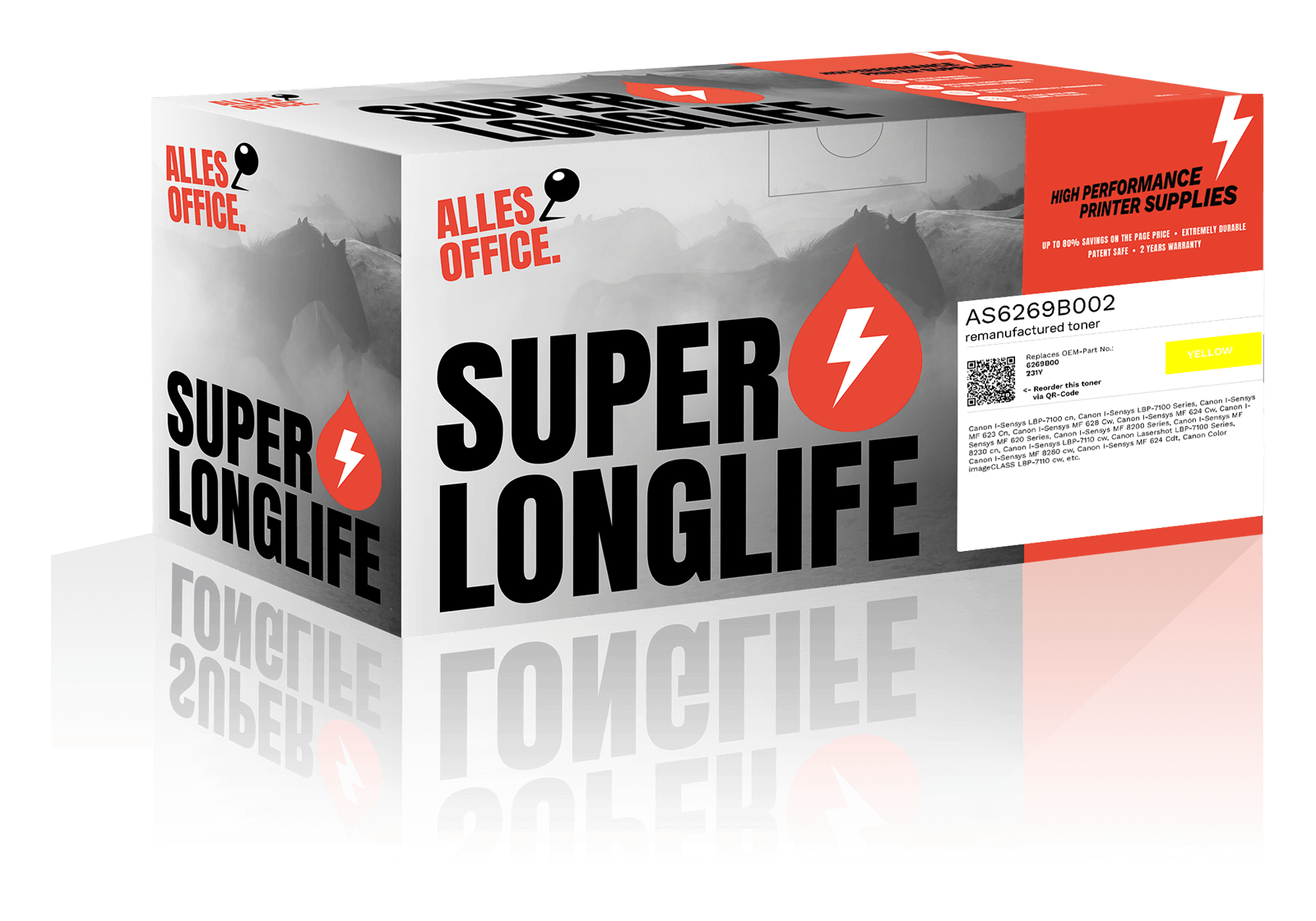 Superlonglife Canon 6269B002 / 731Y Toner žluť