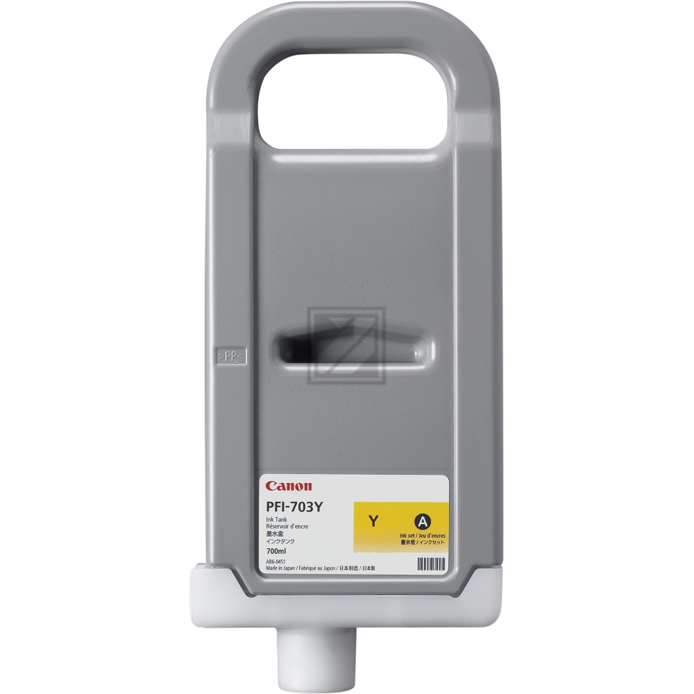 Canon Tintenpatrone gelb HC (2966B001, PFI-703Y)