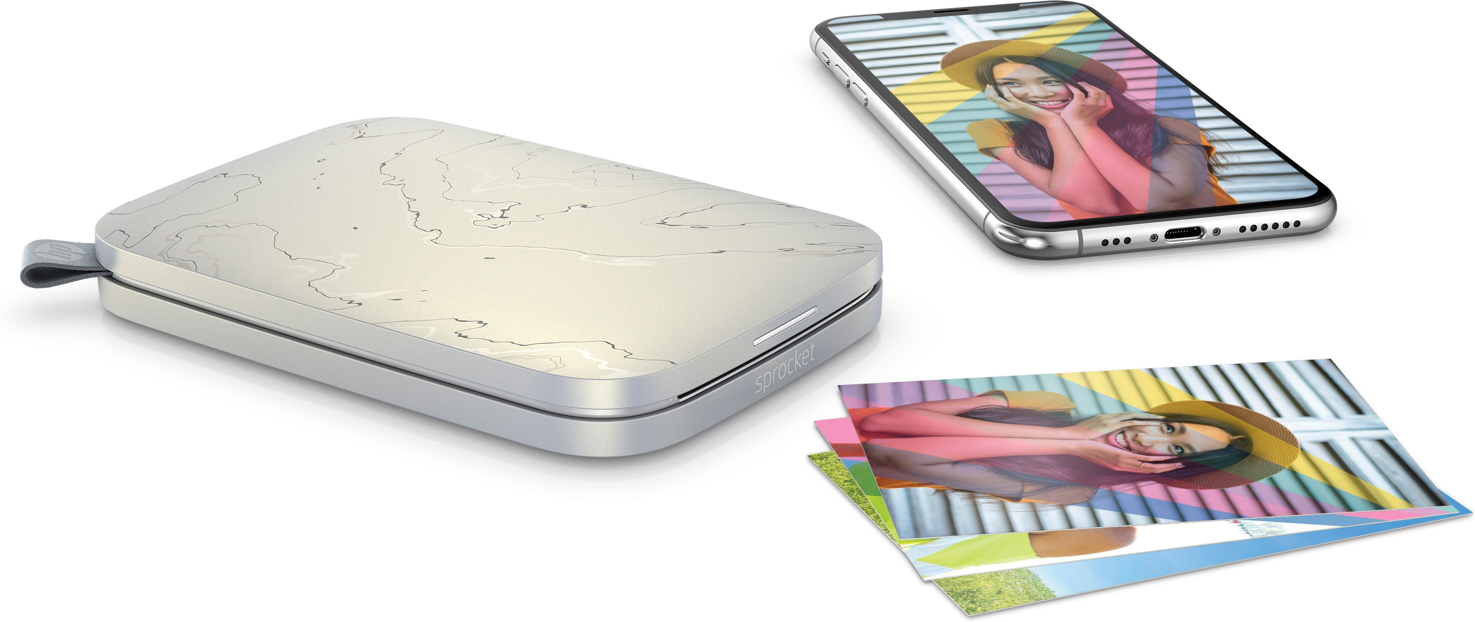 HP Sprocket Select Fotodrucker, Drucken HP Sprocket Select Fotodrucker, Drucken
