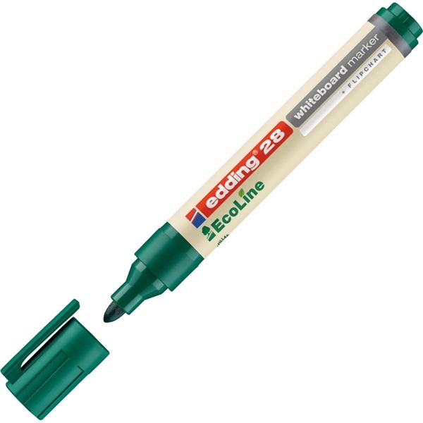 Popisovač na bílé tabule Edding Ecoline 28, zelený
