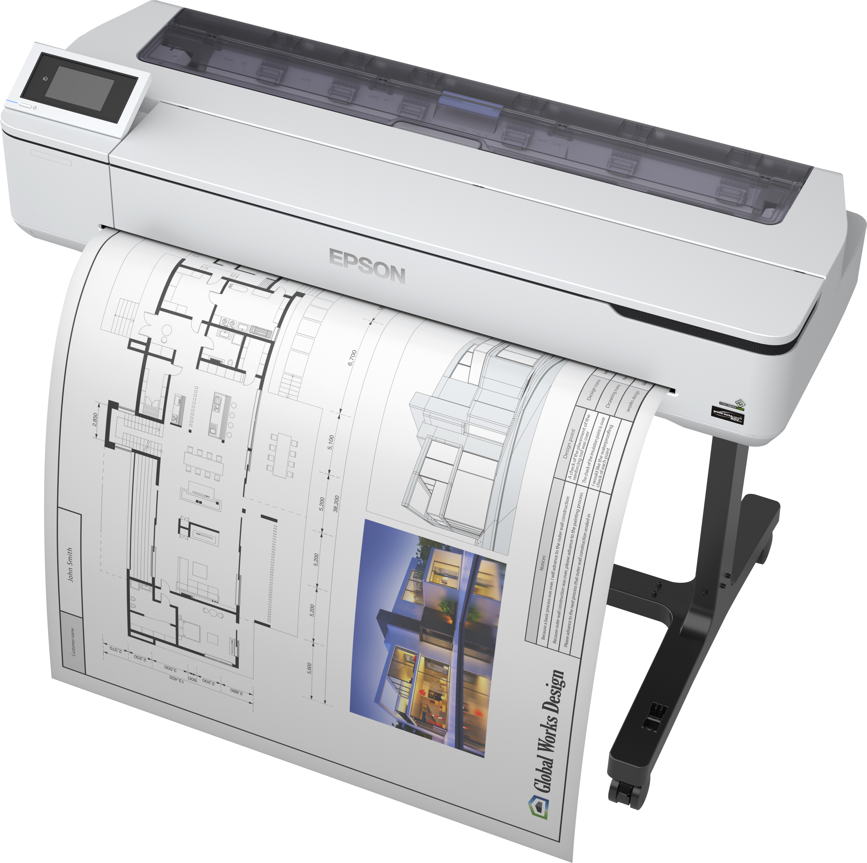 Epson SureColor SC-T5100 - Wireless Printer (with Stand)