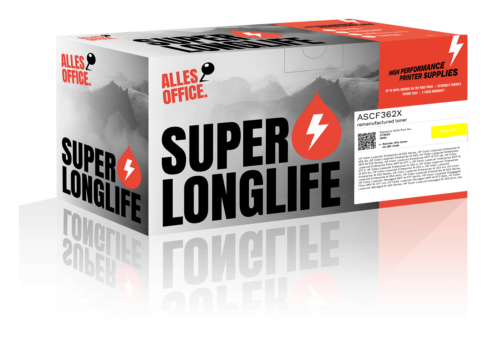 Superlonglife HP CF362X / 508X Toner žluť
