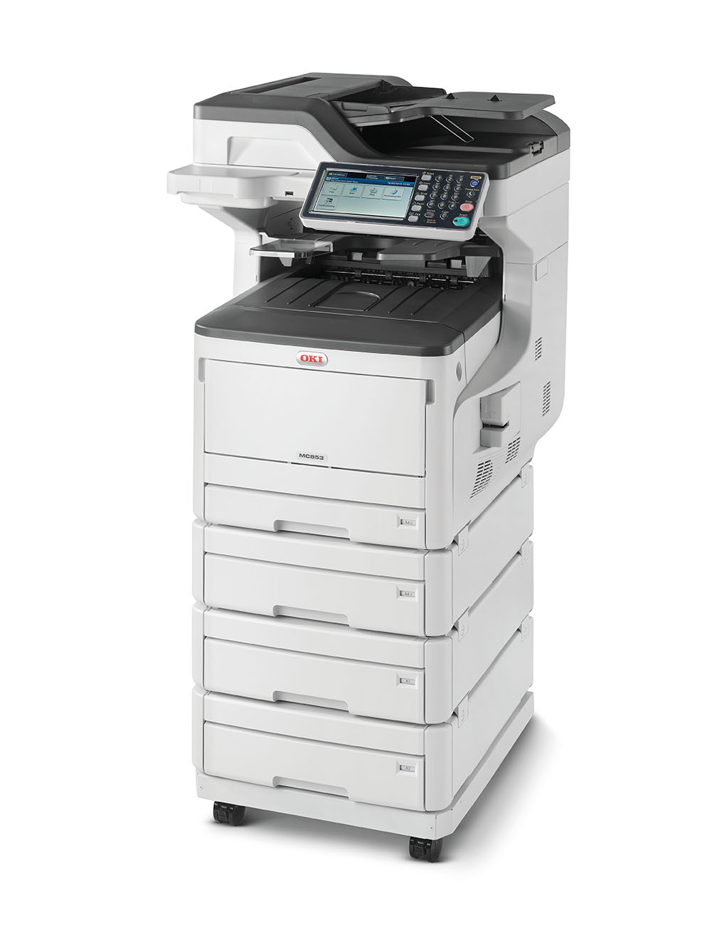 OKI MC853dnv LED 1200 x 600 DPI 23 Seiten pro Minute A3