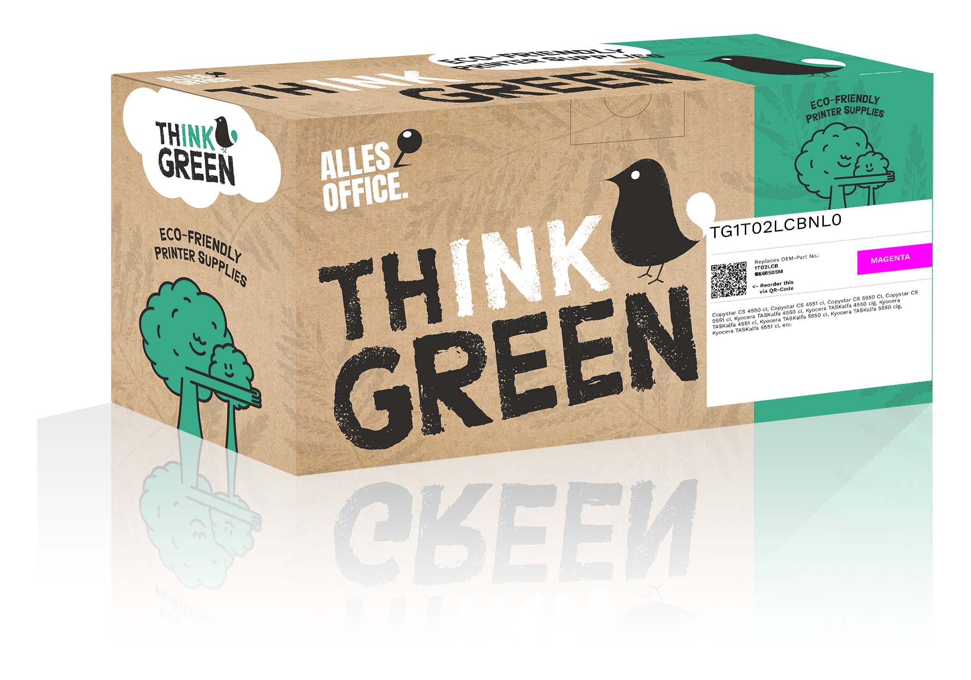 ThinkGreen replaces Kyocera 1T02LCBNL0 / TK-8505M magenta
