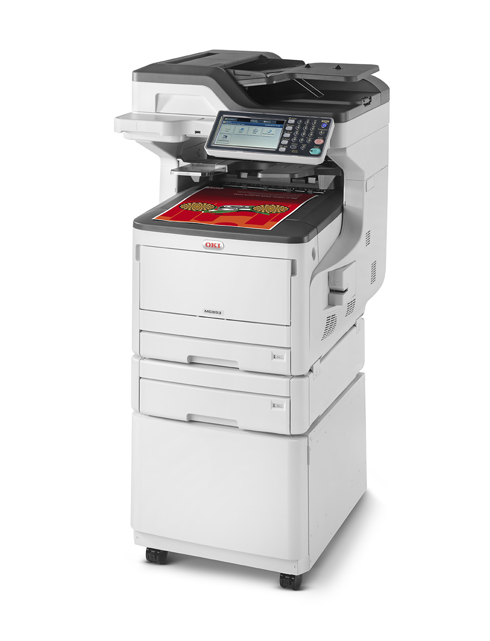 OKI MC853dnct LED 1200 x 600 DPI 23 Seiten pro Minute A3