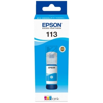 Epson Tintennachfüllfläschchen cyan (C13T09C24A, 108)