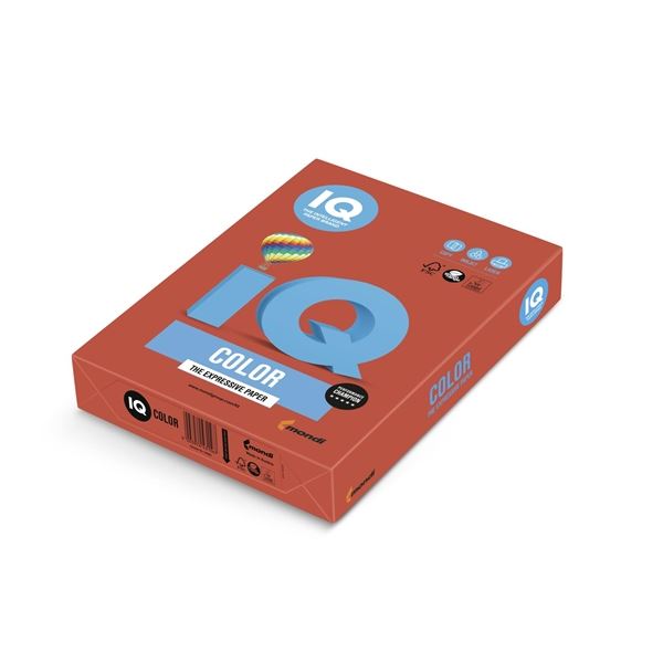 Barev.papír IQ A4-CO44,kor.červ.,120g/m2,250l.