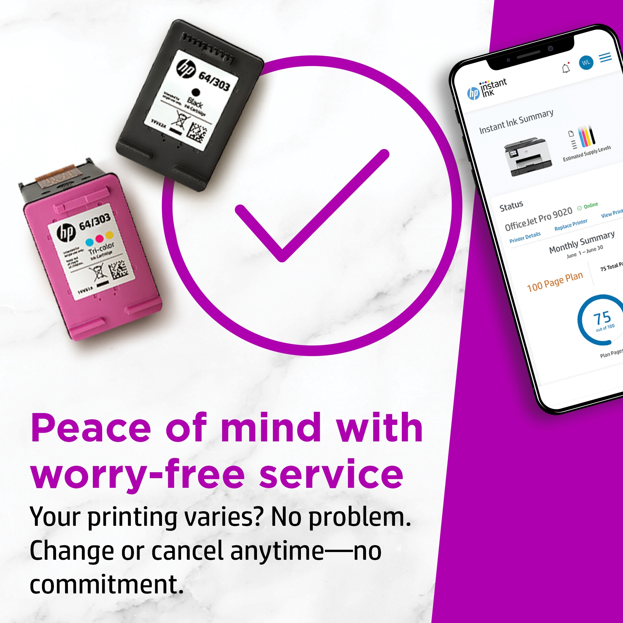 HP DeskJet 2720 Thermal Inkjet A4 4800 x 1200 DPI 7,5 Seiten pro Minute WLAN