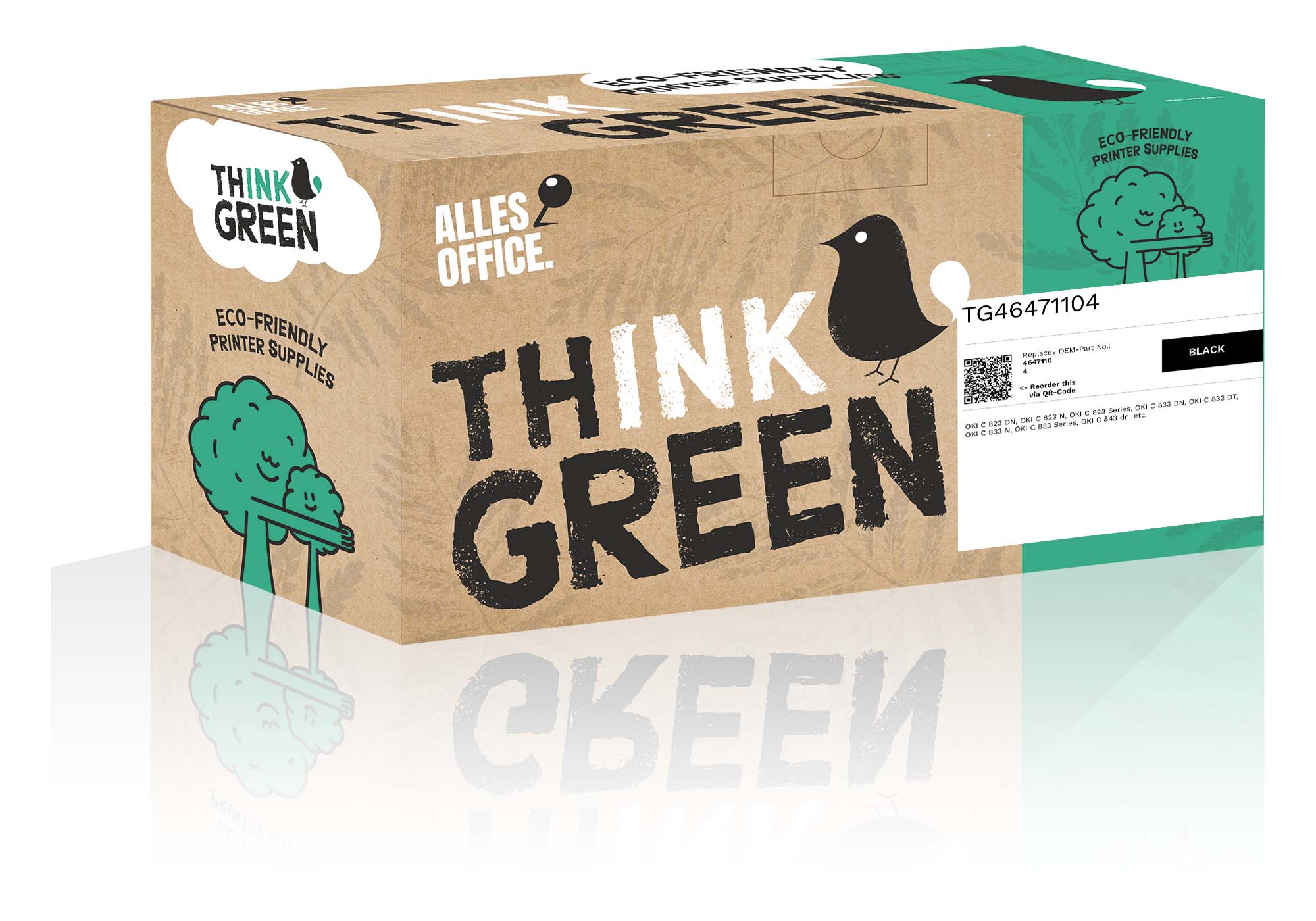 ThinkGreen OKI 46471104 Toner černý