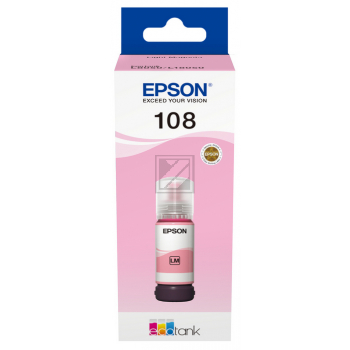 Epson Tintennachfüllfläschchen magenta light (C13T09C64A, 108)