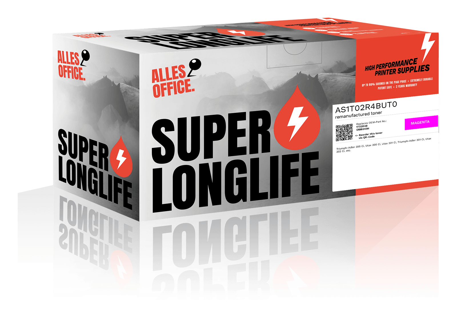 Superlonglife Utax 1T02R4BUT0 / CK-5510M Toner purpurová