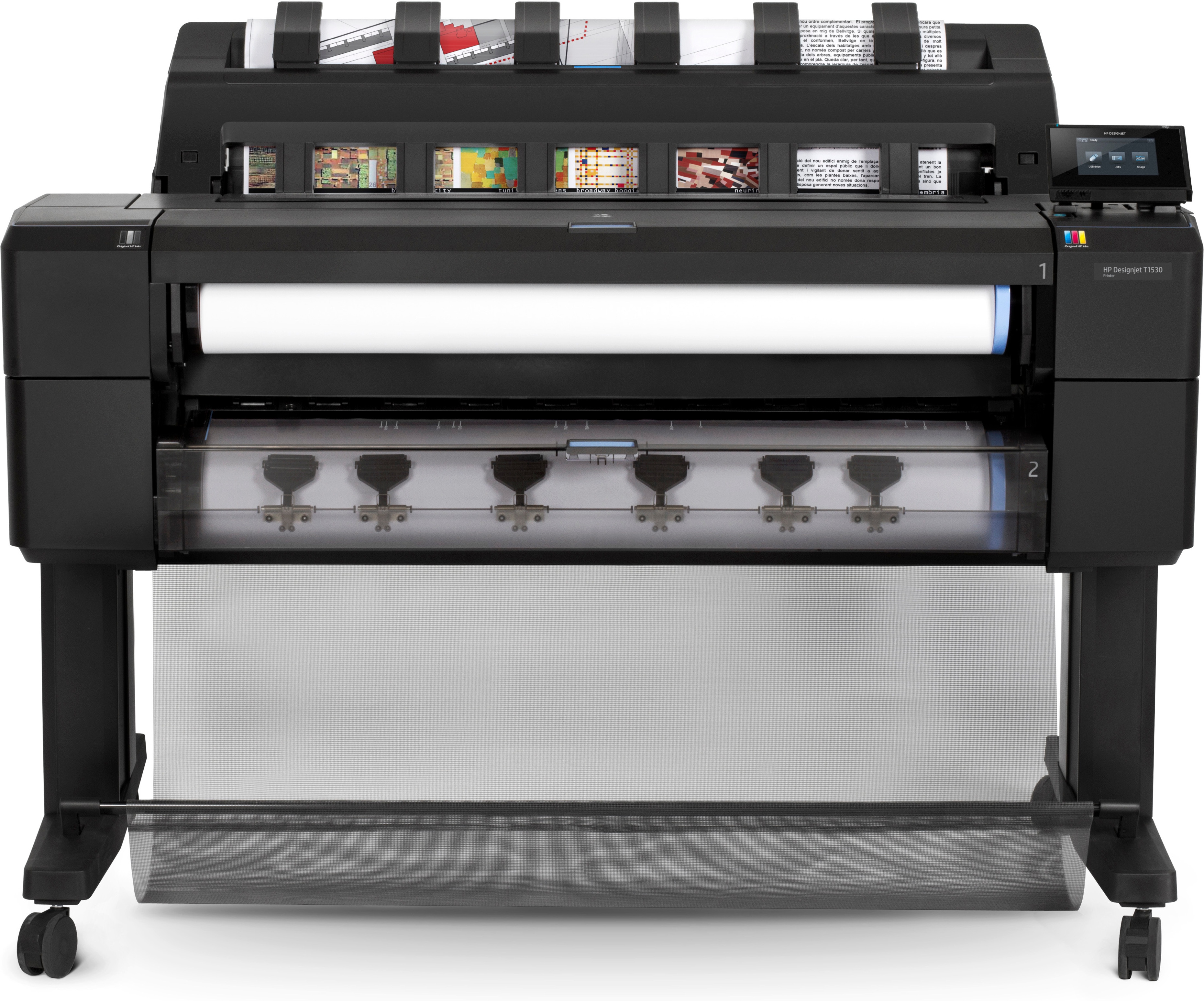 HP Designjet T1530 36-in Printer Großformatdrucker Thermal inkjet Farbe 2400 x 1200 DPI A0 (841 x 1189 mm) Eingebauter Ethernet-Anschluss