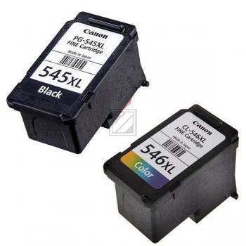 Canon Tintenpatrone cyan/magenta/gelb, schwarz HC (8286B006, CL-546XL, PG-545XL)