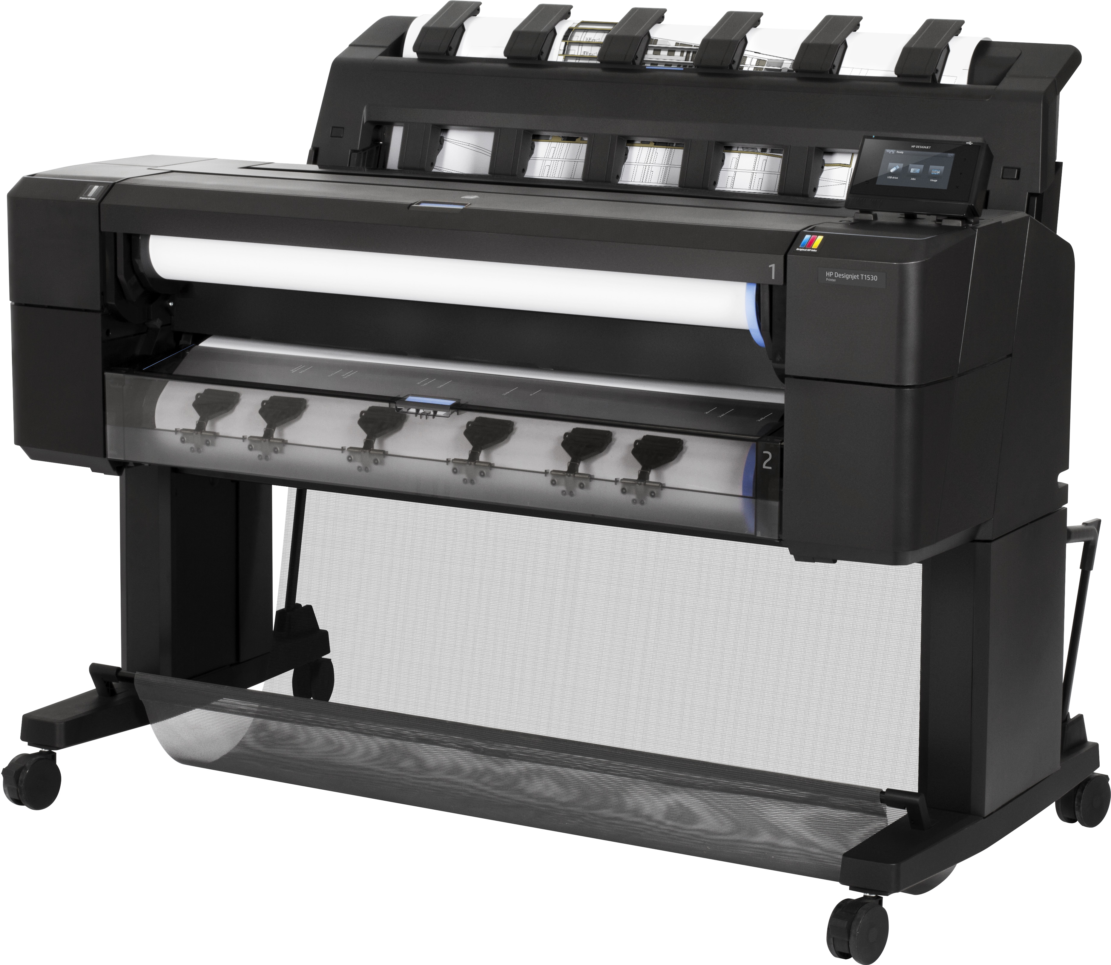 HP Designjet T1530 36-in Printer Großformatdrucker Thermal inkjet Farbe 2400 x 1200 DPI A0 (841 x 1189 mm) Eingebauter Ethernet-Anschluss