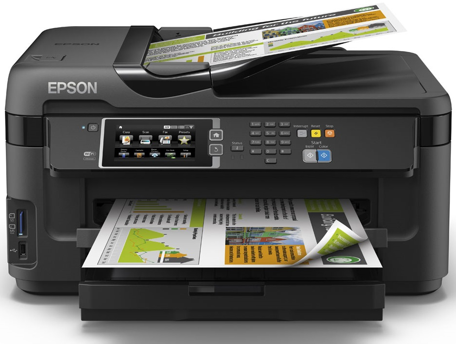 Epson WorkForce WF-7610DWF Tintenstrahl A3 4800 x 2400 DPI 18 Seiten pro Minute WLAN