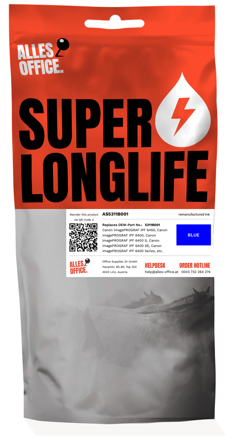 Superlonglife Canon 5311B001 / PFI-206B Ink modrý