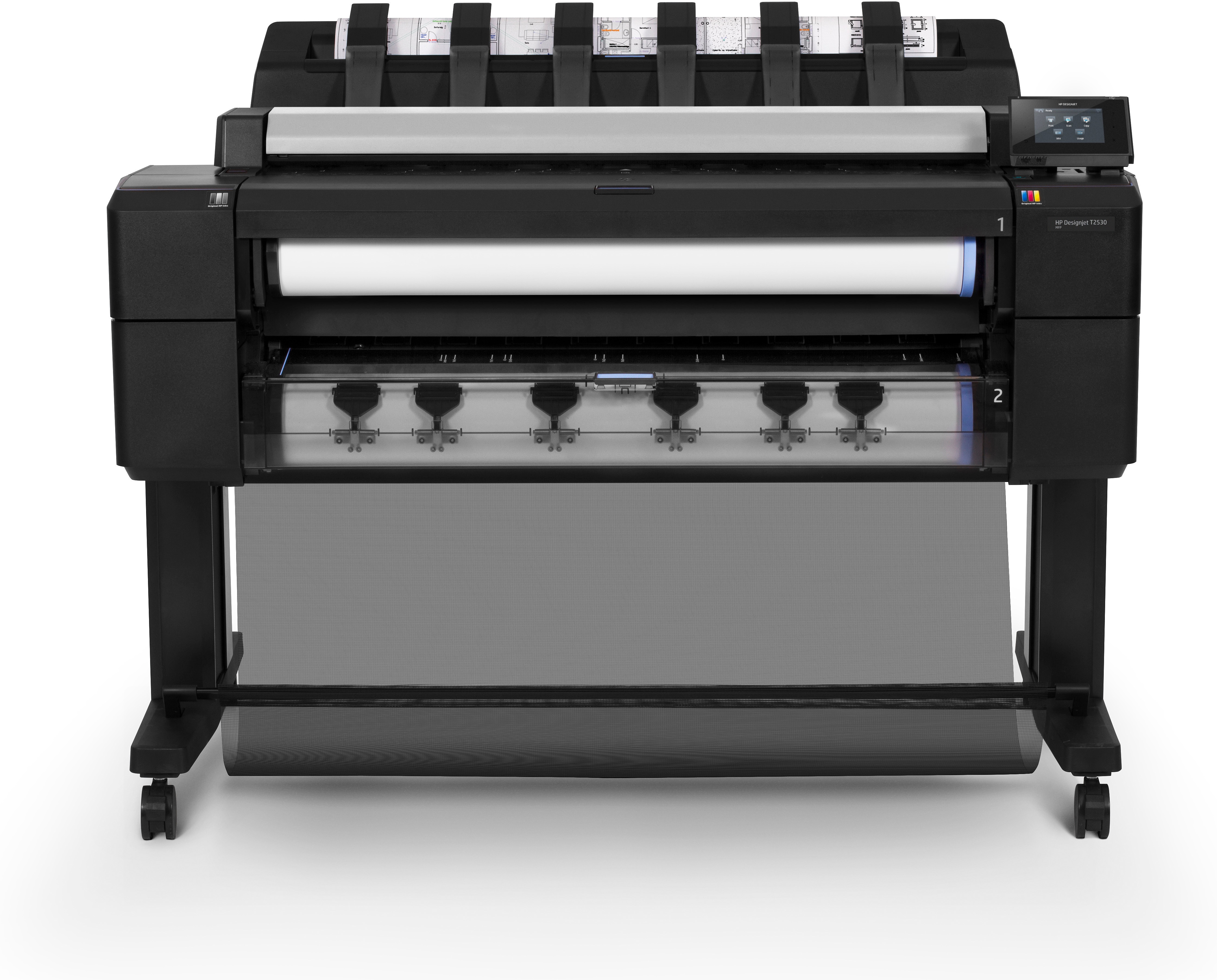 HP Designjet T2530 Großformatdrucker Thermal inkjet Farbe 2400 x 1200 DPI A0 (841 x 1189 mm) Eingebauter Ethernet-Anschluss