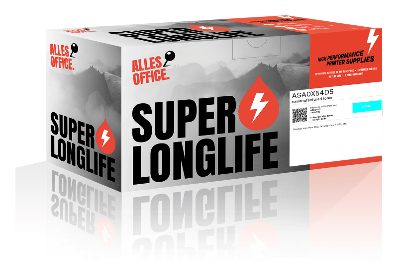 Superlonglife Develop A0X54D5 / TNP-51C Toner azurová